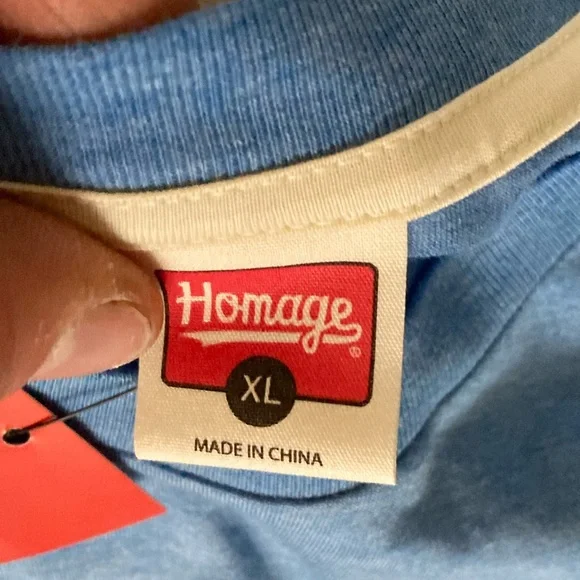 HOMAGE Light Blue Travis Kelce and Jason Kelce cereal mix shirt size XL - Picture 3 of 3